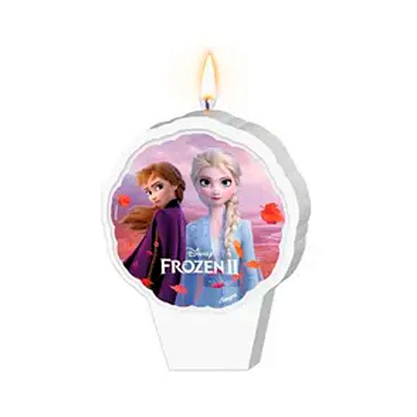Vela Festa Frozen 2 - 01 unidade - Disney Original - Rizzo