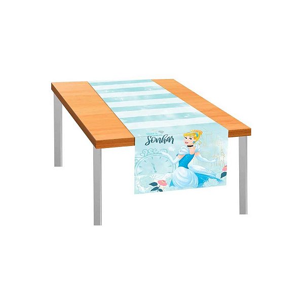 Trilho de Mesa - Cinderela - 40cm x 200cm - 1 unidade - Disney Original - Rizzo