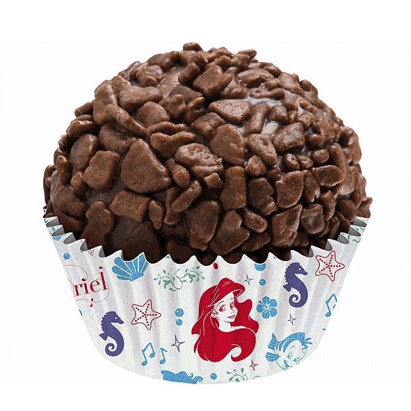 Forminha Número 5 - Ariel Disney - 100 unidades - Disney Original - Rizzo