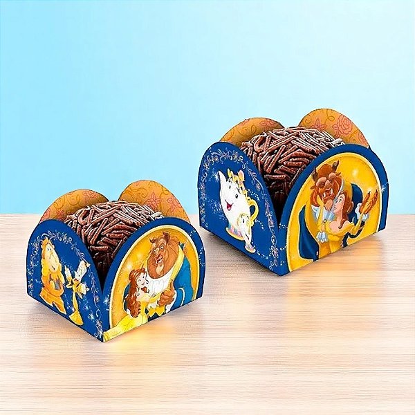 Porta Forminha - Bela e A Fera - 50 unidades - Disney Original - Rizzo