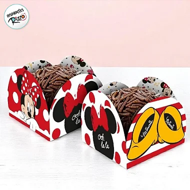 Porta Forminha - Minnie Mouse - 50 unidades - Disney Original - Rizzo