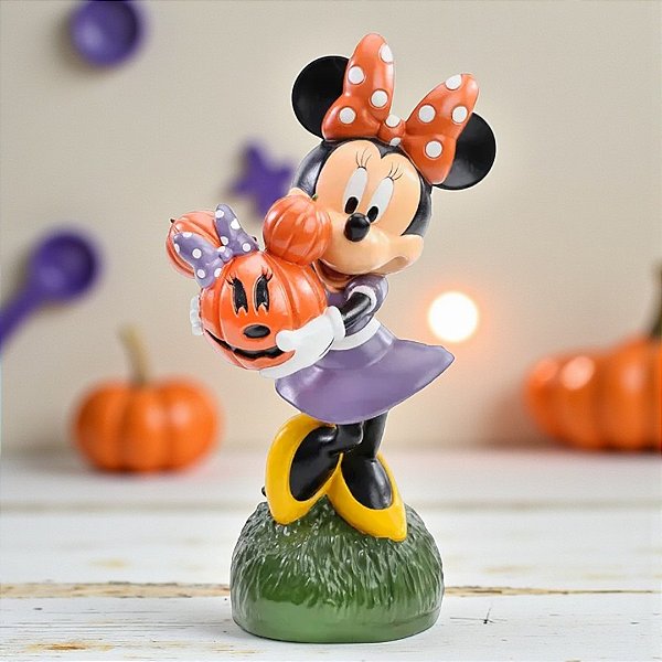 Enfeite Minnie Halloween em Resina - 30 cm - 1 unidade - Disney Original - Rizzo