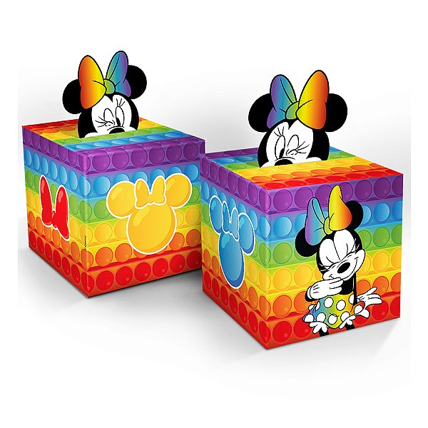 Caixa Surpresa - Minnie Pop It - 08 UN - Disney Original - Rizzo