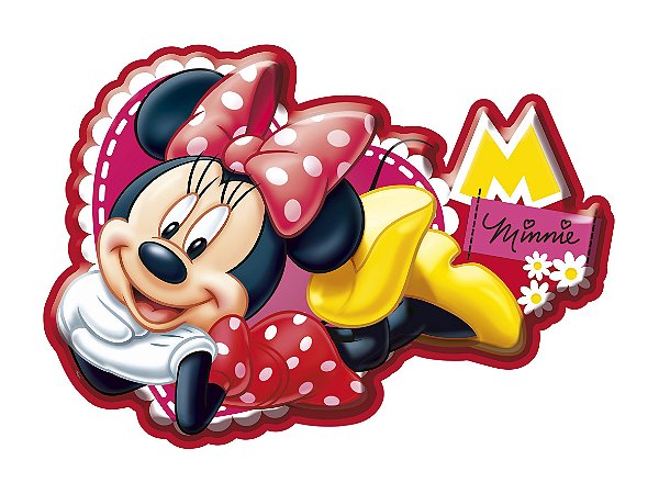 Decoração de Bolo Grande Festa Minnie - Disney Original - Rizzo