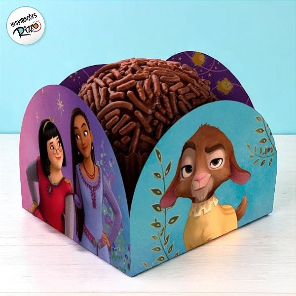 Porta Forminha - Wish - 3,5cm - 50 unidades - Disney Original - Rizzo