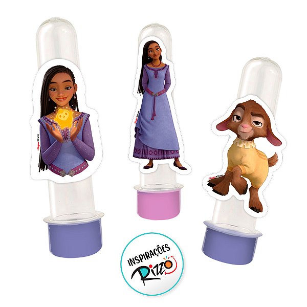 Mini Personagens Decorativos - Wish - 12 unidades - Disney Original - Rizzo