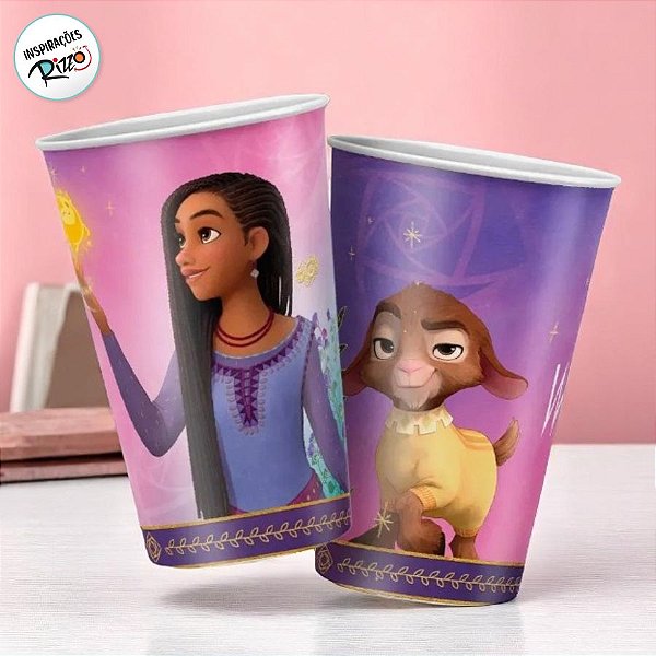 Copo de Papel 180ml - Wish - 8 unidades - Disney Original - Rizzo