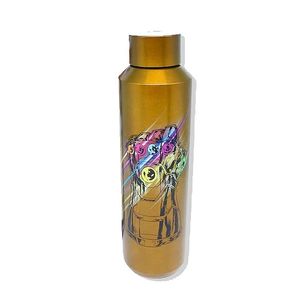Garrafa Térmica Manopla do Infinito Avengers - 600ml - 1 unidade - Disney Original - Rizzo