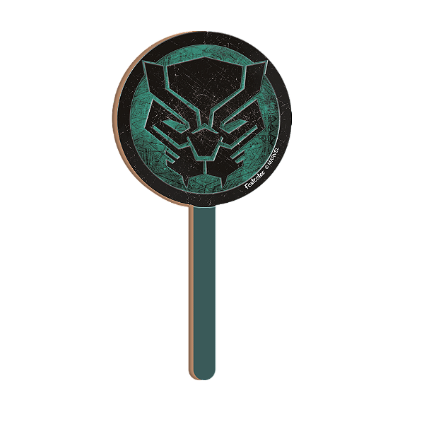 Pick Decorativo MDF Pantera Negra Avengers - 1 Unidade - Disney Original  - Rizzo