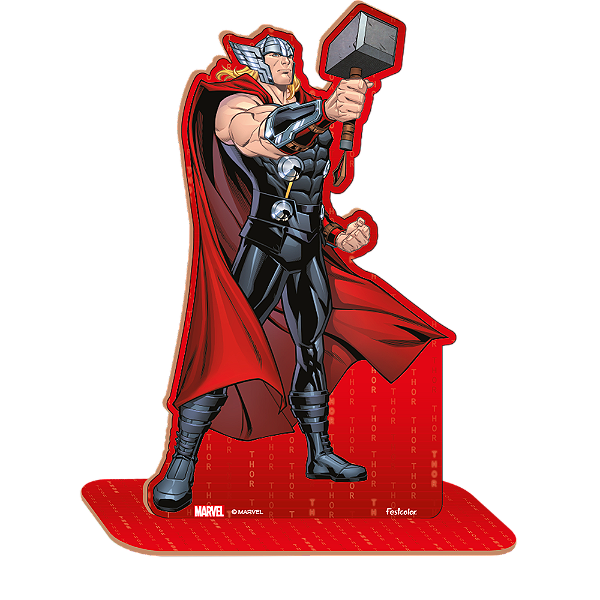 Personagem MDF P Thor Avengers - 1 Unidade - Disney Original - Rizzo