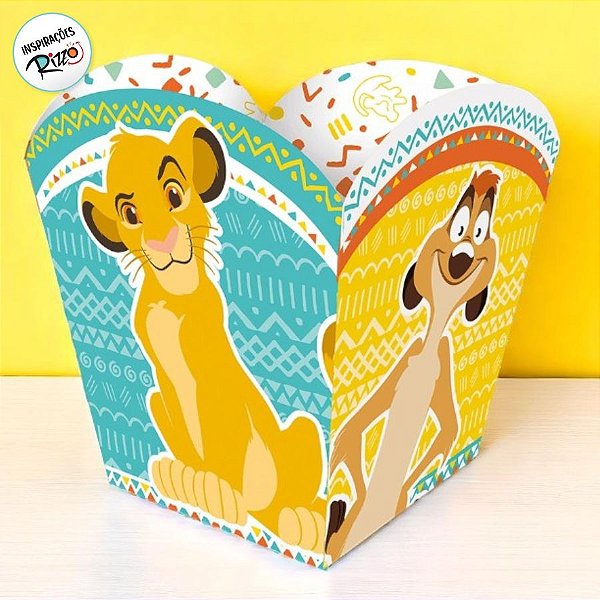 Cachepot Festa Rei Leão - 4 Unidades - Disney Original - Regina