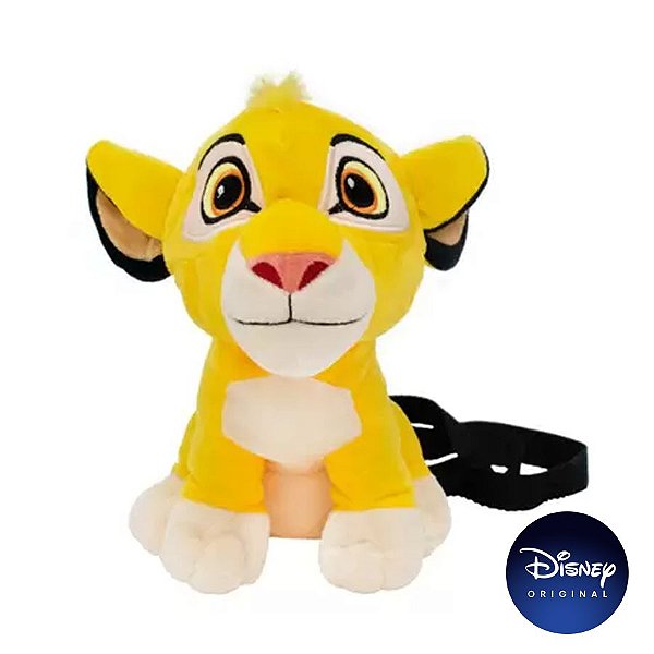 Bolsa Pelúcia Simba - Rei Leão - 20cm - Disney Original - 1 Un - Rizzo