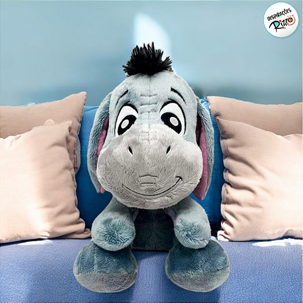 Pelúcia Ió 27cm - Ursinho Pooh  - 1 unidade - Disney Original - Rizzo