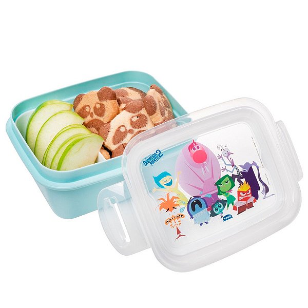 Marmita Hermética com Divisória - Divertidamente - 630ml  - 1 unidade - Disney Original - Rizzo