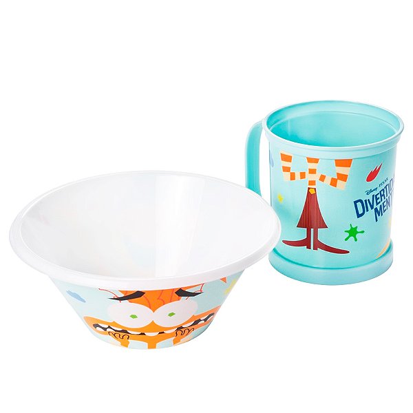 Kit Caneca e Bowl -  Divertidamente 2 - 1 unidade - Disney Original - Rizzo