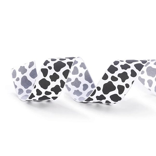 Fita de Cetim Estampa Toy Story Vaca  - 3,8cm x 914cm - 1 unidade - Disney Original - Rizzo