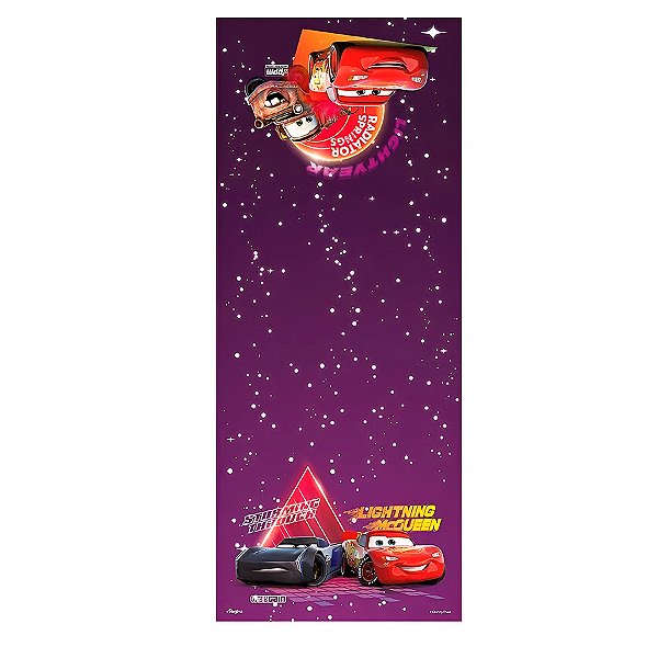 Toalha de Mesa - Carros - 2,20m x 1,20m - 1 unidade -  Disney Original - Rizzo