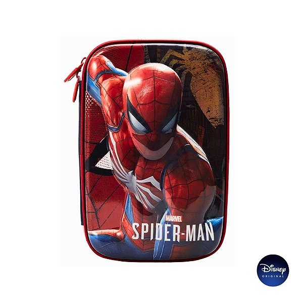 Estojo Box Com Zíper - Spider-Man - Disney Original - 1 unidade - Rizzo