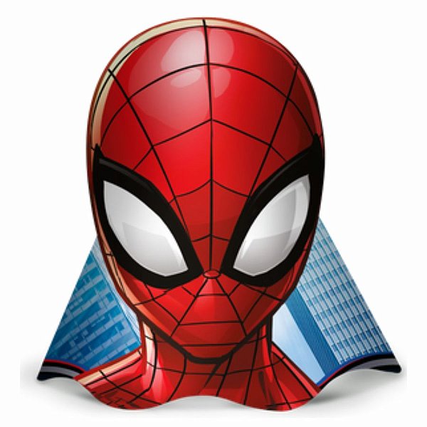 Chapéu de Aniversário - Spider Man Animação - 8 unidades - Disney Original - Rizzo