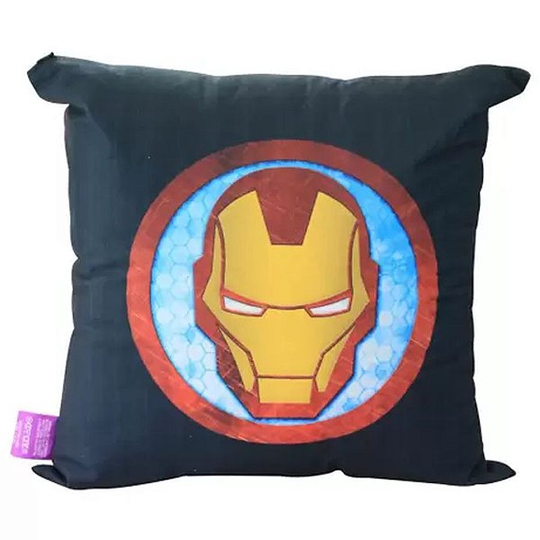 Almofada Homem de Ferro 40cm - Marvel Oficial - Disney Original - 1 Un - Rizzo