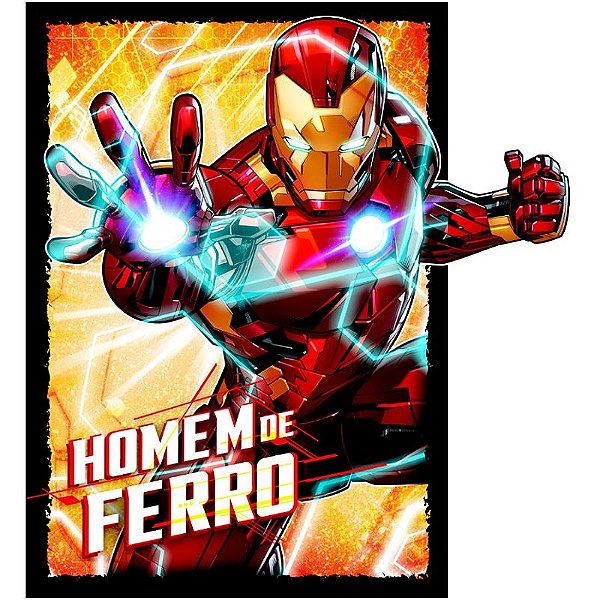 Painel Decorativo Festa Homem de Ferro - 01 unidade - Disney Original - Rizzo