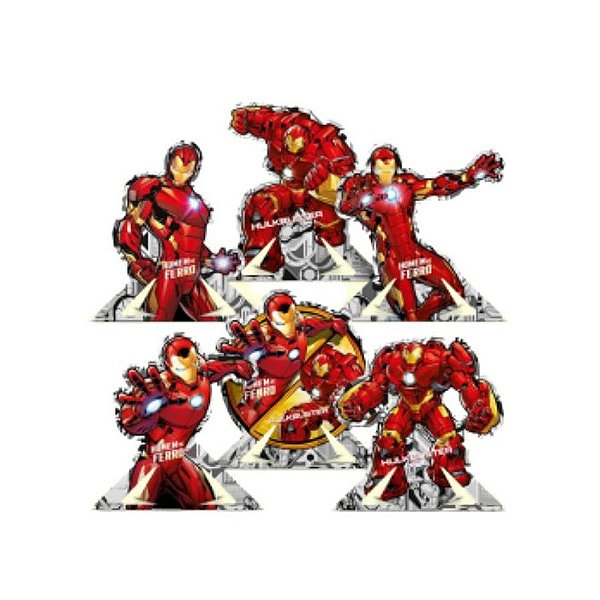 Decoração de Mesa Festa Homem de Ferro - 06 unidades - Disney Original - Rizzo