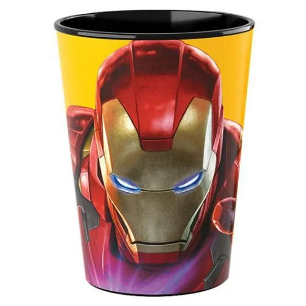Copo de Plástico Festa Homem De Ferro 320ml - Disney Original - Plasútil