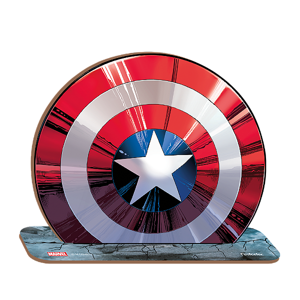 Personagem MDF M Escudo Capitão América - 1 Unidade - Disney Original - Rizzo