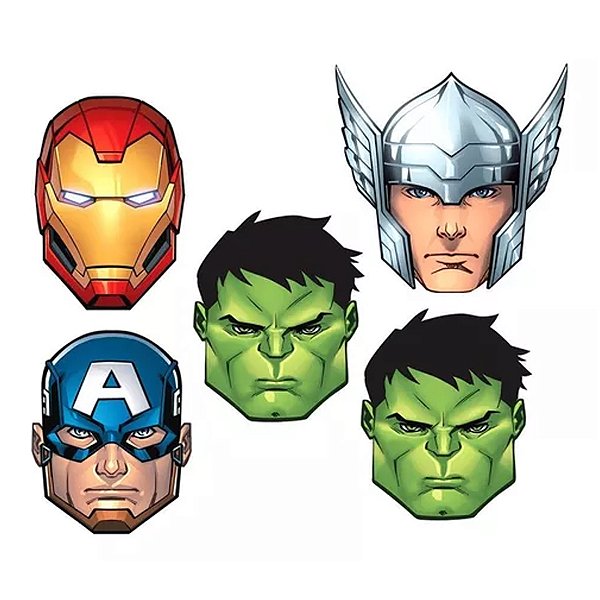 Aplique Imp em EVA - Vingadores - 5 unidades - Disney Original - Rizzo