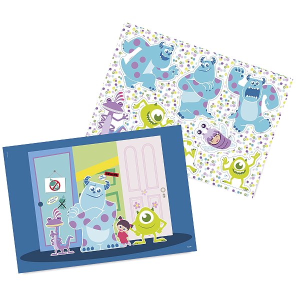 Kit Decorativo Festa Monstros SA - 1 unidade - Disney Original - Rizzo