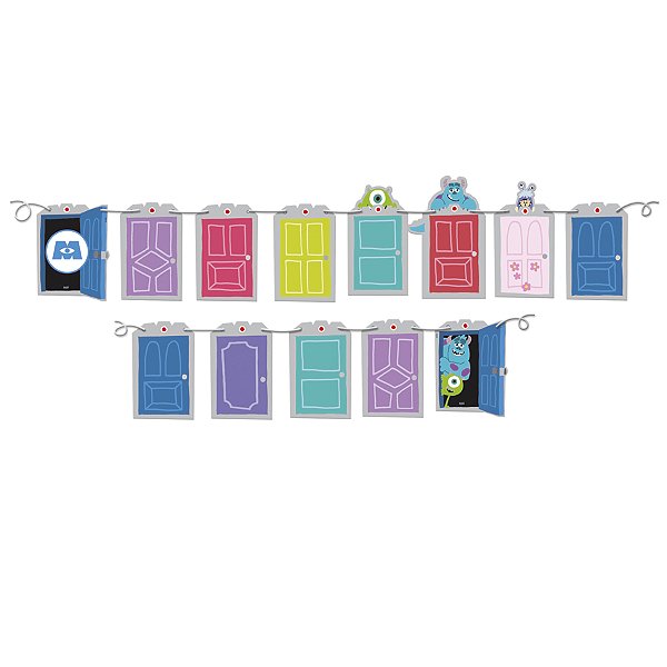 Faixa Decorativa Festa Monstros SA - 1 unidade - Disney Original - Rizzo