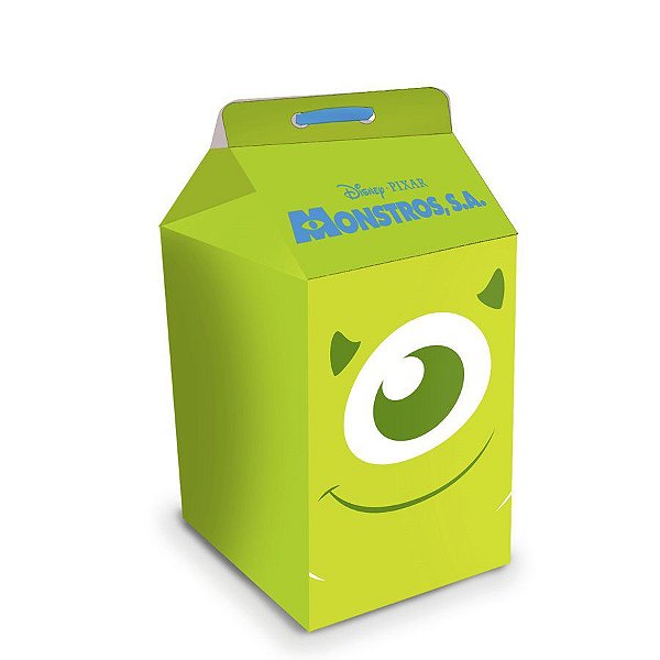 Caixa Milk Festa Monstros SA - 8 unidades - Disney Original - Rizzo