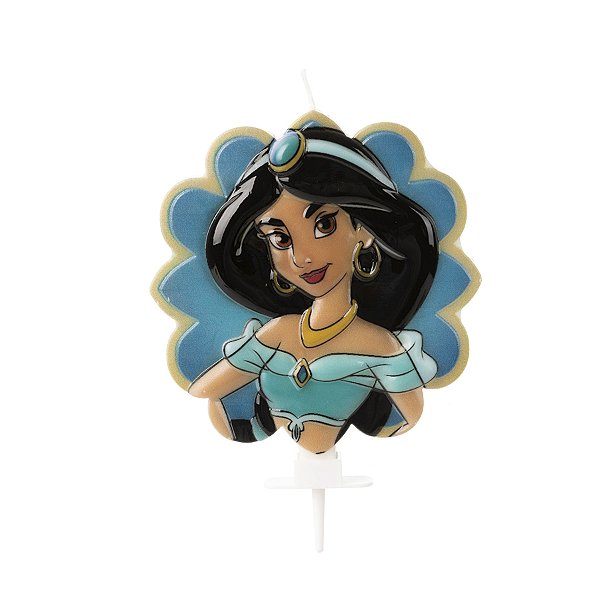 Vela Princesa - Jasmine - Disney Original - 1 unidade - Rizzo