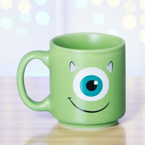 Mini Caneca de Cerâmica Tina - Mike - 100ml - 1 unidade - Disney Original  - Rizzo