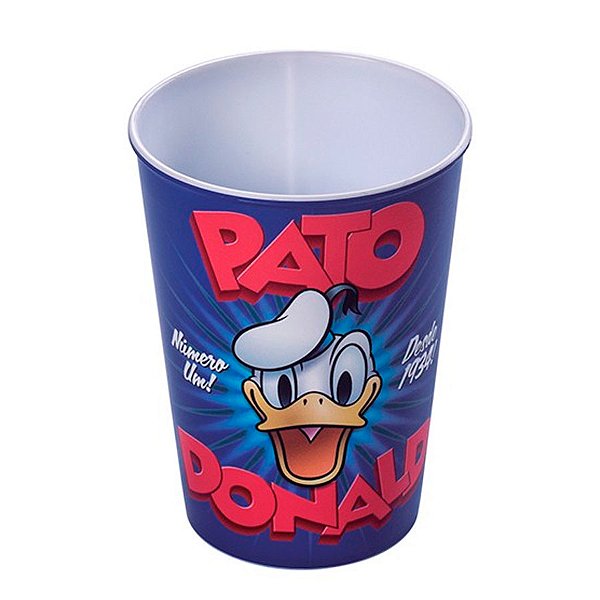 Copo de Plástico Pato Donald Tradicional - 320ml - 1 unidade - Disney Original - Rizzo