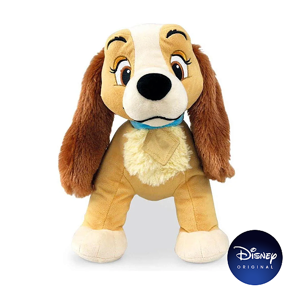 Pelúcia Decorativa - Dama - 30cm - A Dama e o Vagabundo - Disney Original - 1 Un - Rizzo