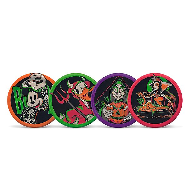 Prato de Papel Redondo - Halloween Disney 100 Anos - 18cm  - 8 unidades - Disney Original - Rizzo