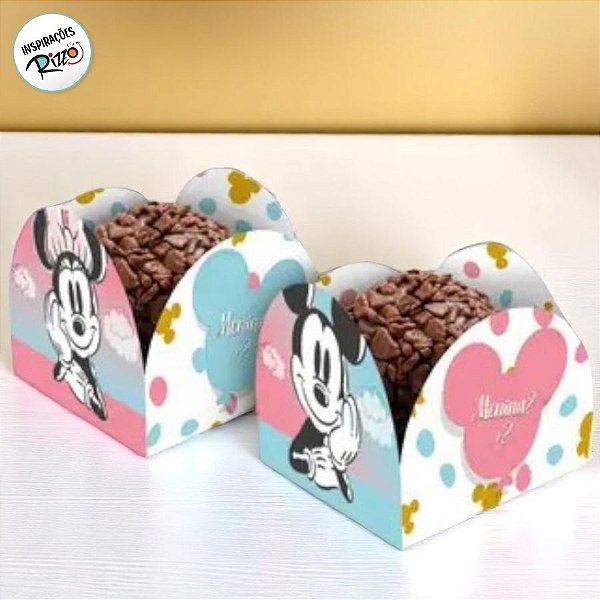 Porta Forminha Festa Chá Revelação Disney  - 50 unidades - Disney Original - Rizzo