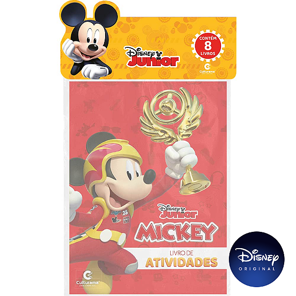 Livro Solapa Com 8 Livros Disney Junior - 01 Unidade - Disney Original - Rizzo