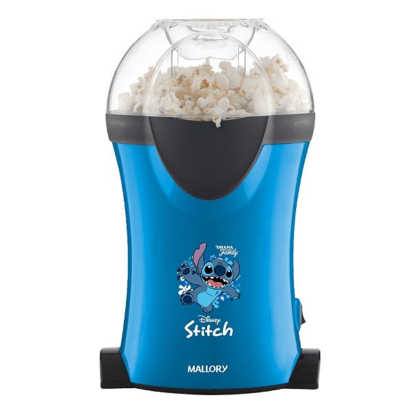 Pipoqueira Elétrica Stitch - 28cm - 127V - 1 unidade - Disney Original - Rizzo