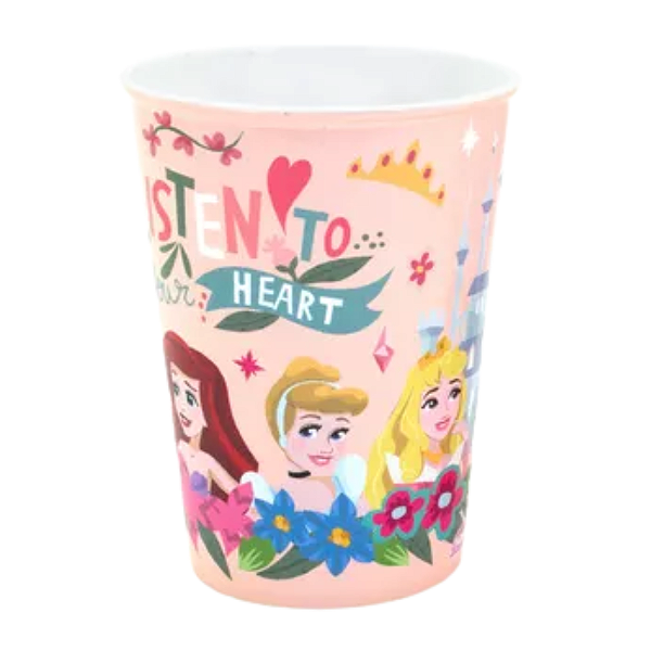 Copo de Plástico Festa Princesas - 320Ml - Disney Original - Rizzo