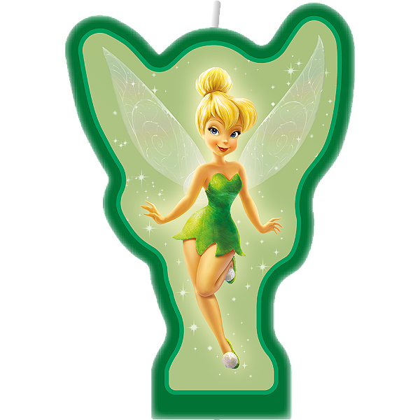 Vela Plana Festa Fadas Disney - 01 Unidade - Disney Original - Rizzo