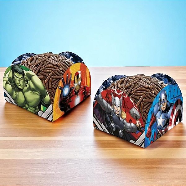 Porta Forminha - Avangers - 50 unidades - Disney Original - Rizzo
