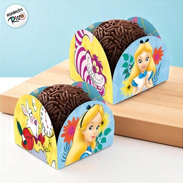 Porta Forminha - Alice no Pais das Maravilhas - 50 unidades - Disney Original - Rizzo