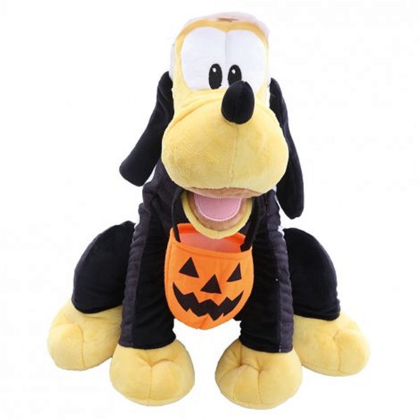 Pelúcia do Pluto Esqueleto Fofo - “Pluto Esqueleto” - 30cm - 1 unidade - Disney Original - Rizzo