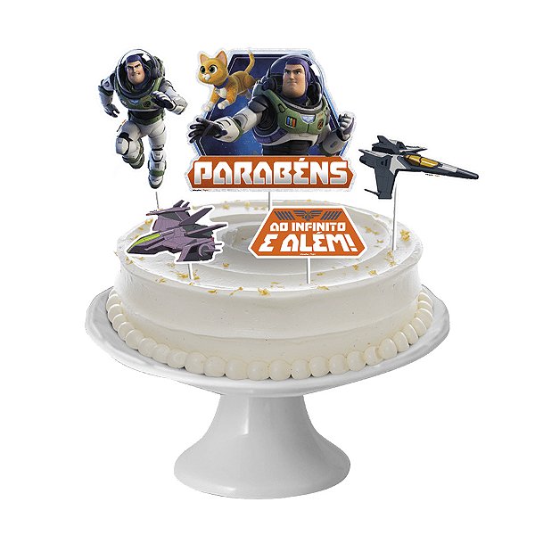 Decoração De Bolo - Cenário Lightyear - 5 unidades - Disney Original - Rizzo