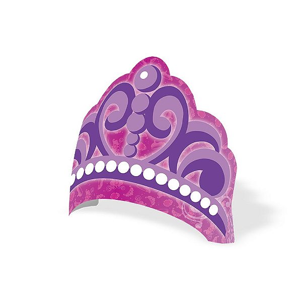 Coroa Festa Princesinha Sofia - 8 unidades - Disney Original - Rizzo Festas