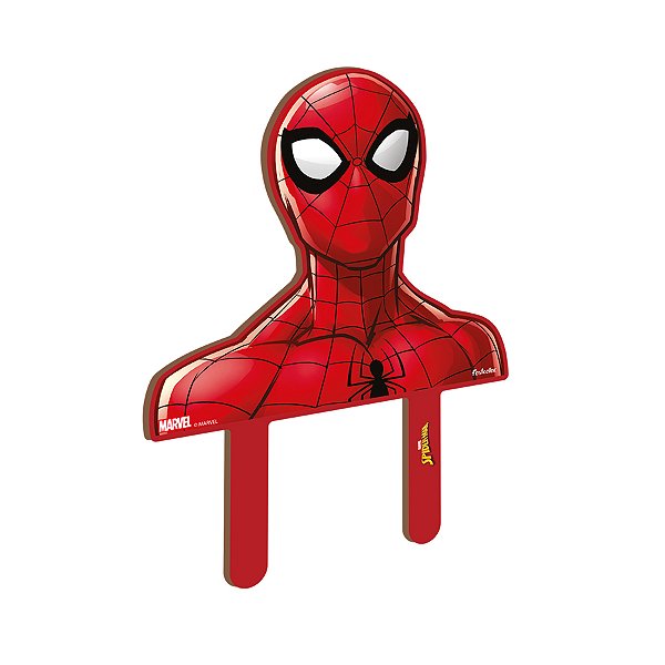 Topo para Bolos do Homem-Aranha em MDF - 1 unidade - Disney Original - Rizzo