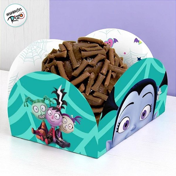Porta Forminha para Doces Festa Vampirina - 40 unidades - Disney Original - Rizzo Festas
