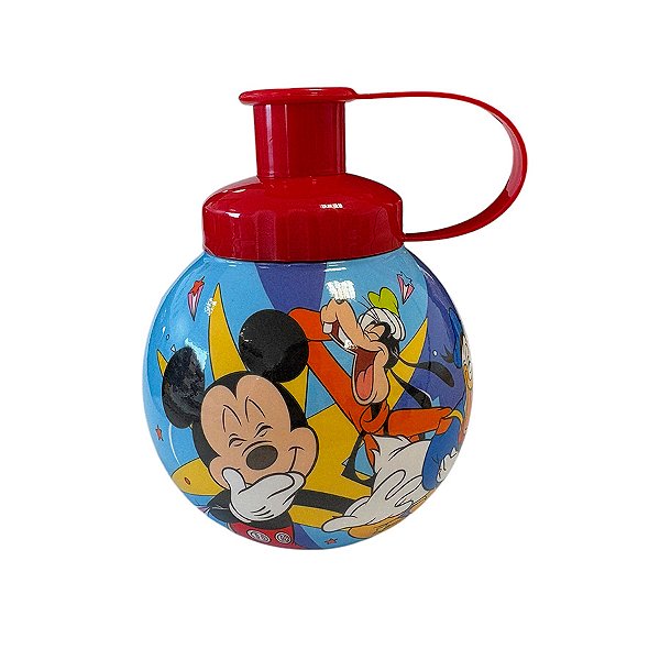 Garrafa Squeeze Bola Mickey e Friends - Azul - 250ml  - 1 unidade - Disney Original - Rizzo
